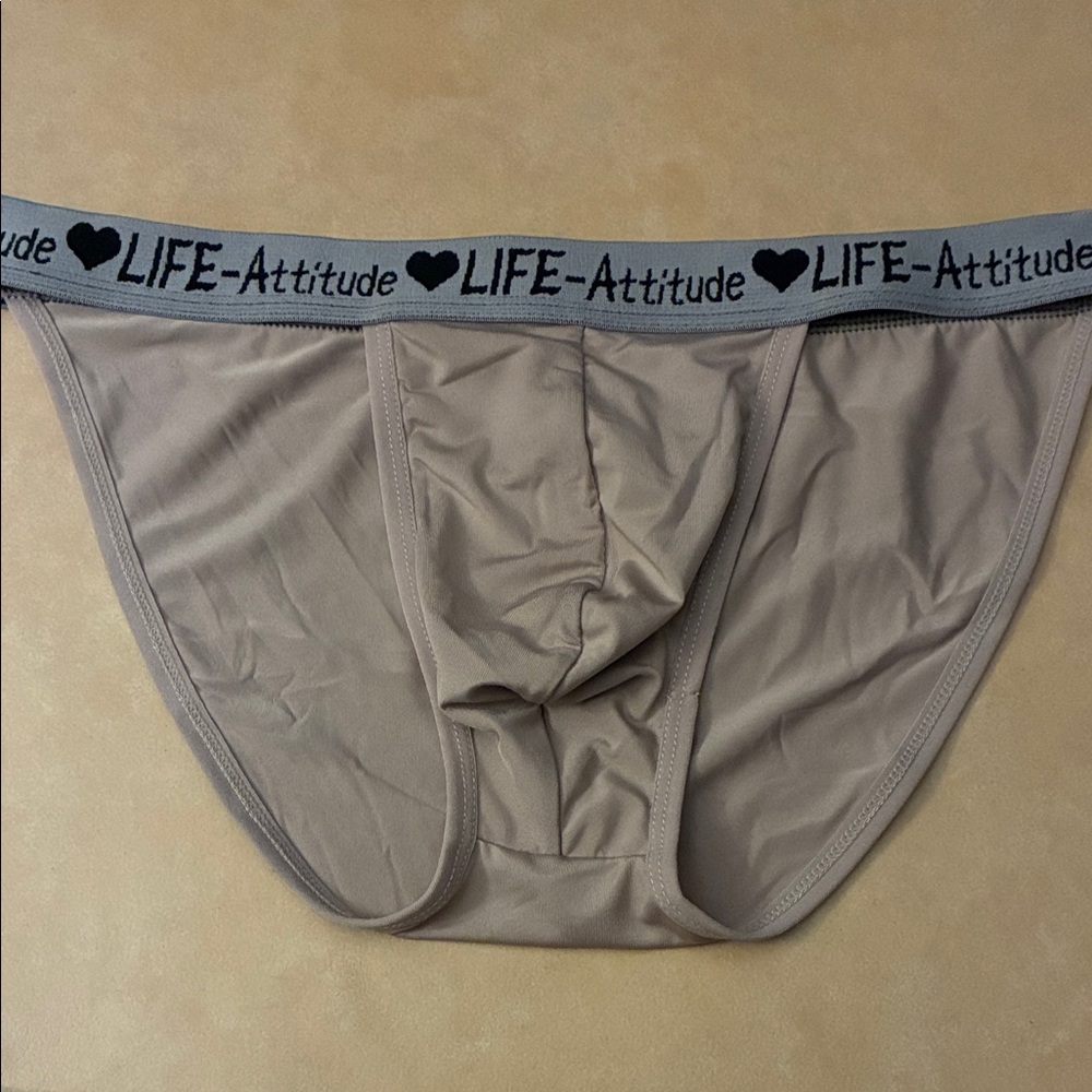 Life-Attitude Men's string Bikini Tanga Brief M